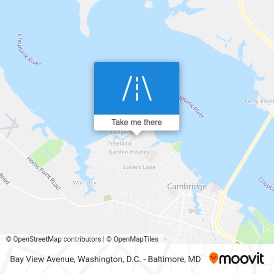 Bay View Avenue map