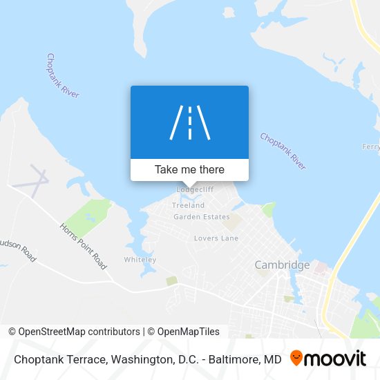 Mapa de Choptank Terrace