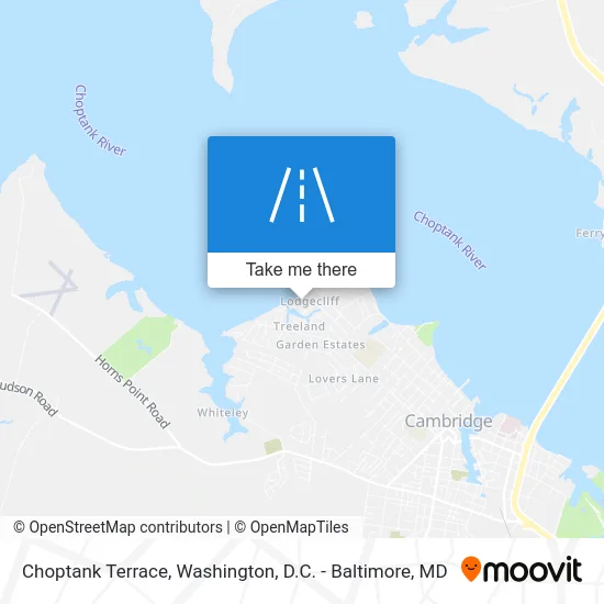 Choptank Terrace map