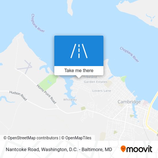 Nantcoke Road map