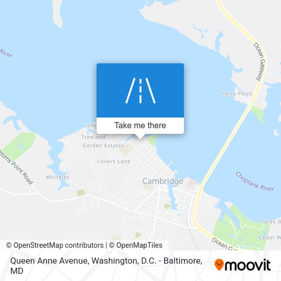 Queen Anne Avenue map