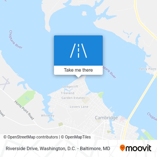 Mapa de Riverside Drive