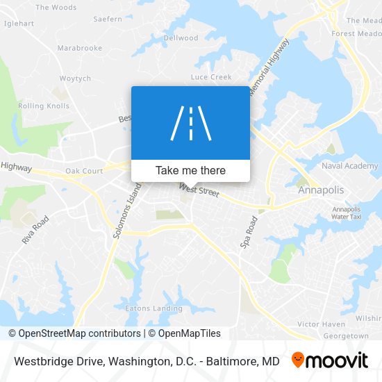 Westbridge Drive map