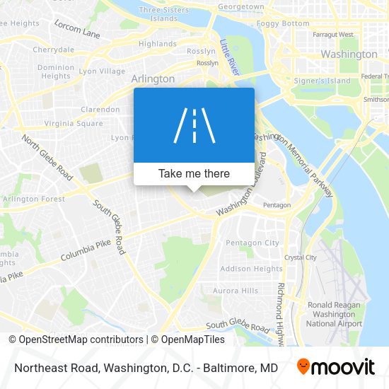 Northeast Road map