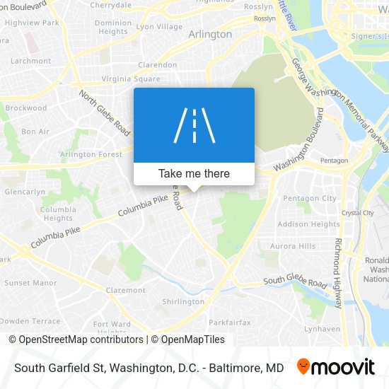 Mapa de South Garfield St