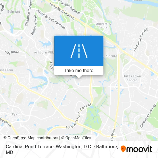 Cardinal Pond Terrace map