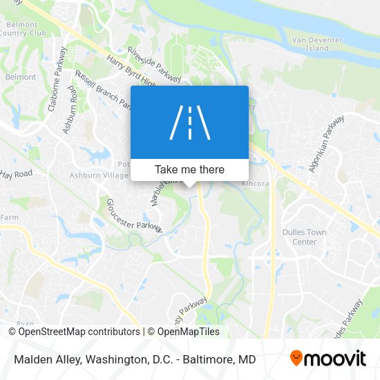 Malden Alley map