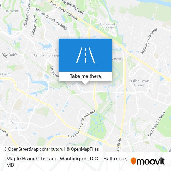 Maple Branch Terrace map