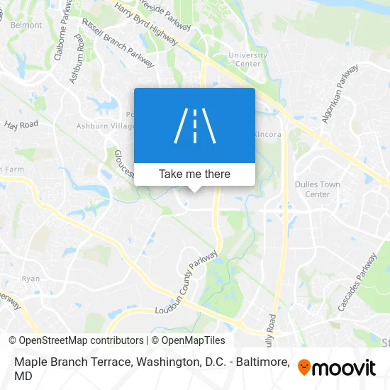 Maple Branch Terrace map