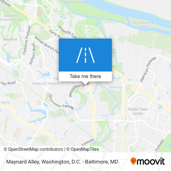 Maynard Alley map