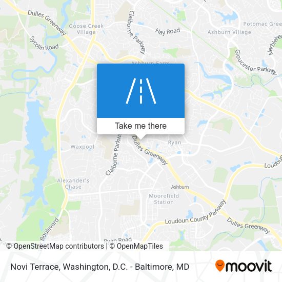 Novi Terrace map