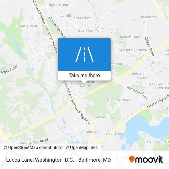 Lucca Lane map