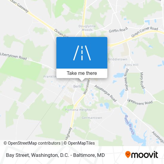 Mapa de Bay Street