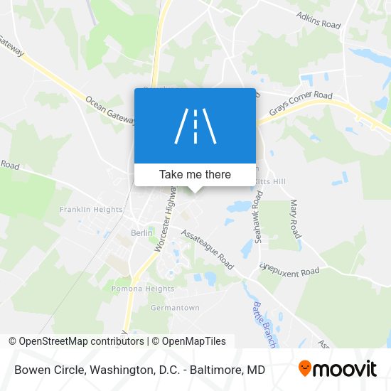 Bowen Circle map