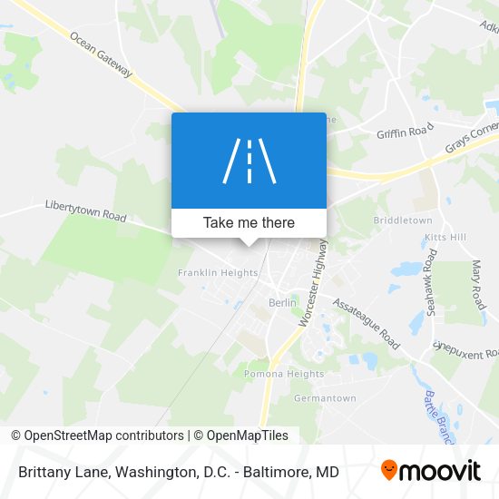 Mapa de Brittany Lane