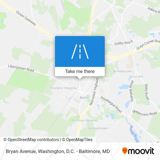 Mapa de Bryan Avenue