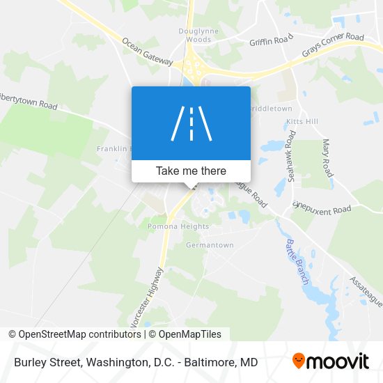 Mapa de Burley Street