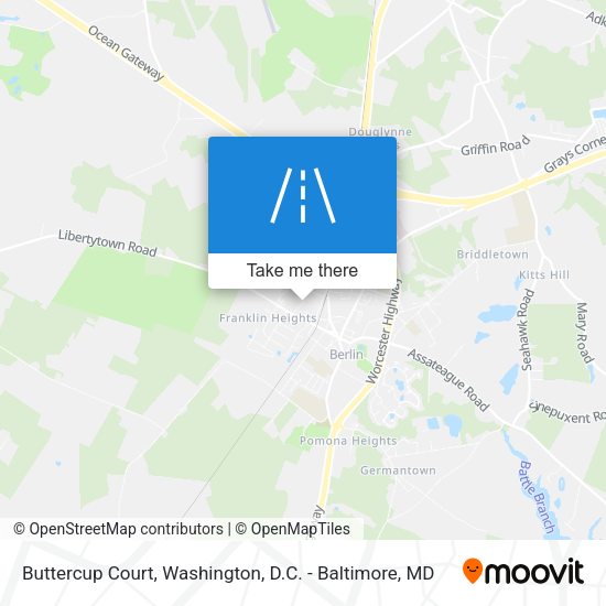 Mapa de Buttercup Court