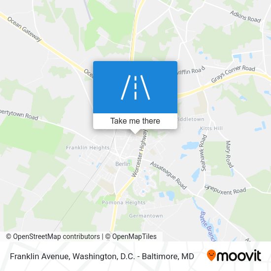 Franklin Avenue map