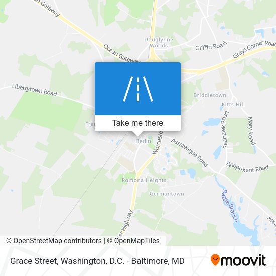 Grace Street map