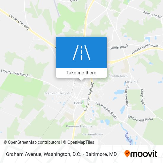 Graham Avenue map