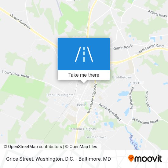 Grice Street map