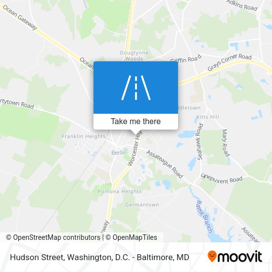 Mapa de Hudson Street