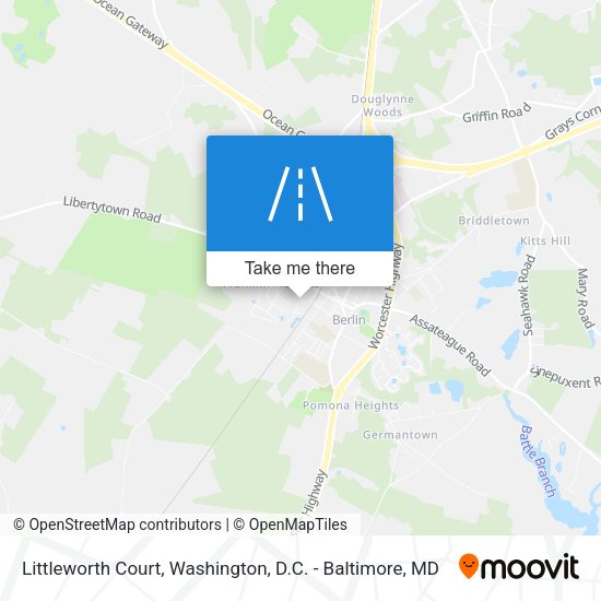 Littleworth Court map