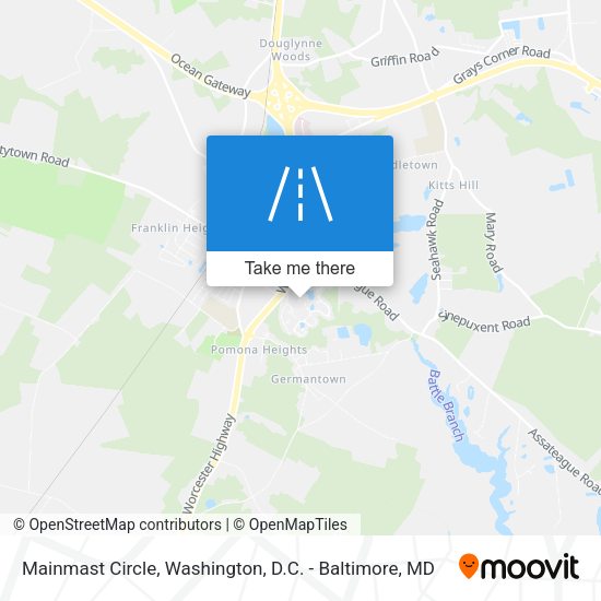 Mainmast Circle map
