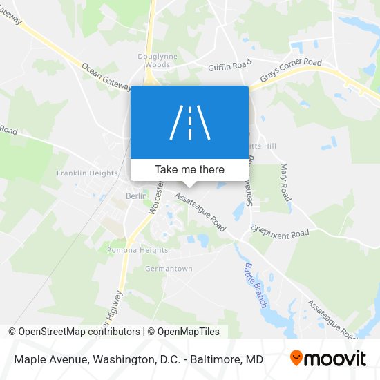 Maple Avenue map