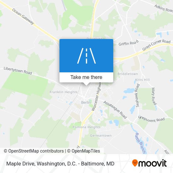 Mapa de Maple Drive