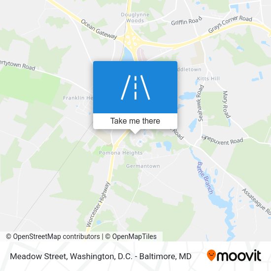 Mapa de Meadow Street