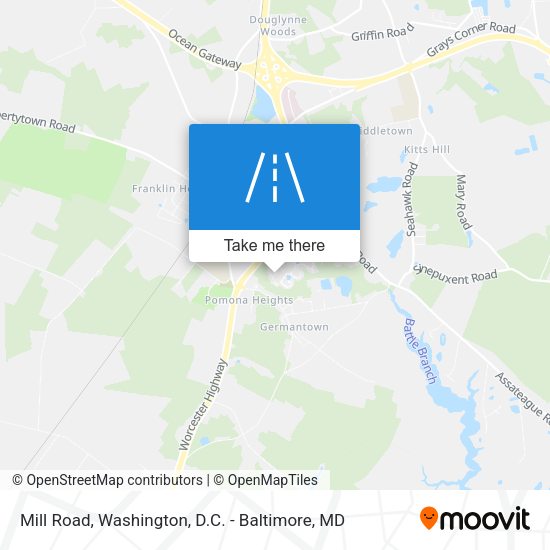 Mill Road map