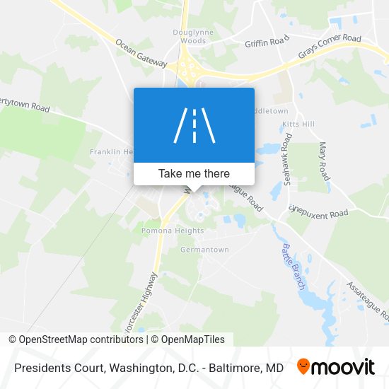 Presidents Court map
