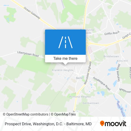 Prospect Drive map