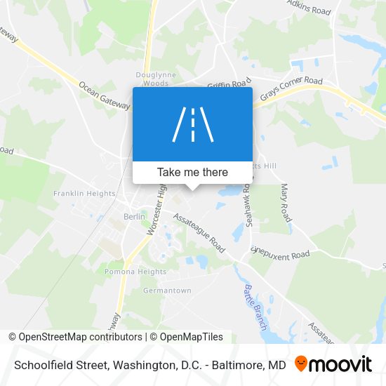 Mapa de Schoolfield Street