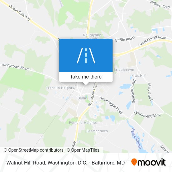 Mapa de Walnut Hill Road