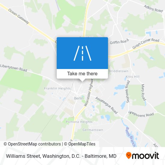 Mapa de Williams Street