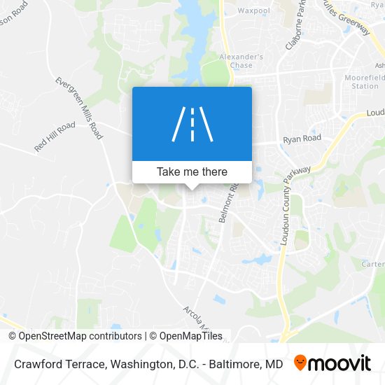 Mapa de Crawford Terrace