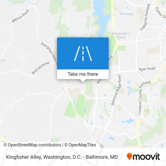 Kingfisher Alley map