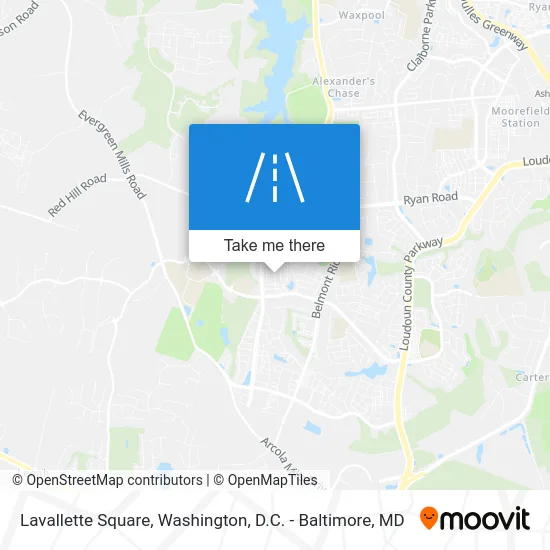 Lavallette Square map