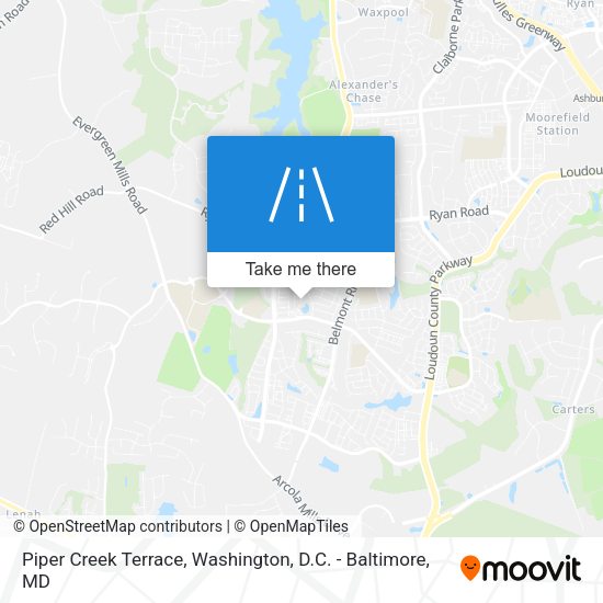Piper Creek Terrace map