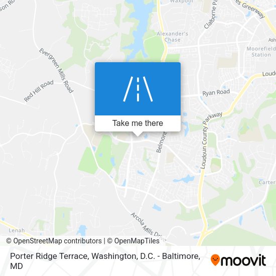 Mapa de Porter Ridge Terrace