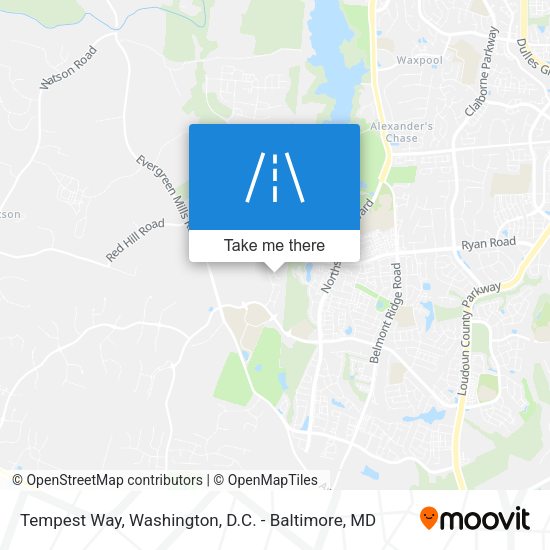 Tempest Way map