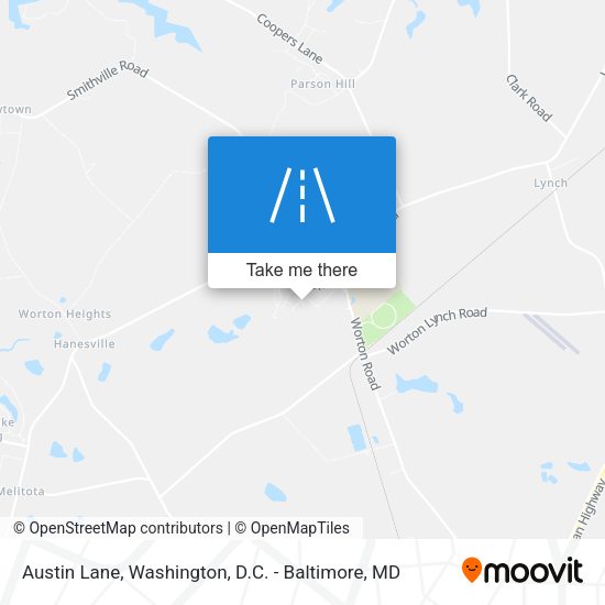 Austin Lane map