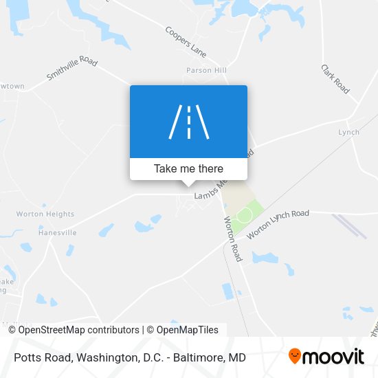 Potts Road map