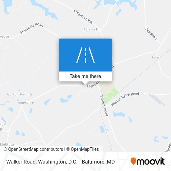 Walker Road map