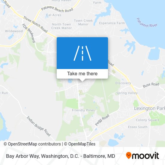 Bay Arbor Way map