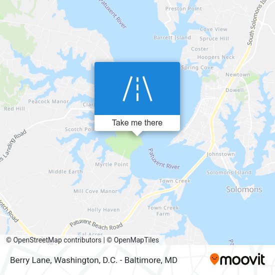 Berry Lane map