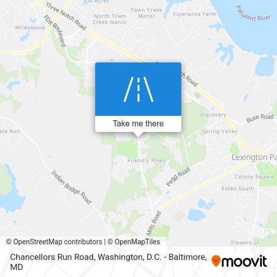 Mapa de Chancellors Run Road